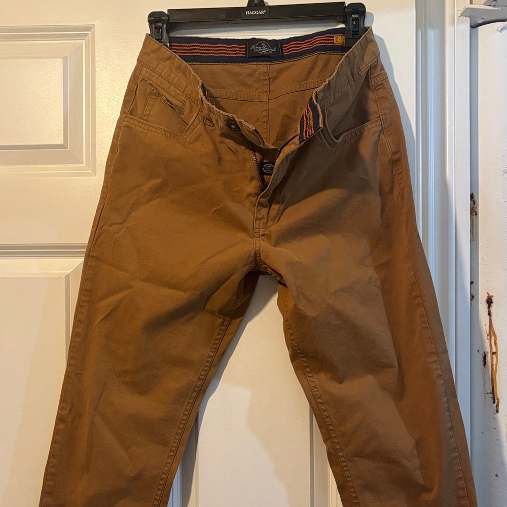 Men's Tan Chino Pants